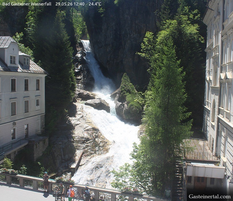 Archiv Foto Webcam Wasserfall in Bad Gastein