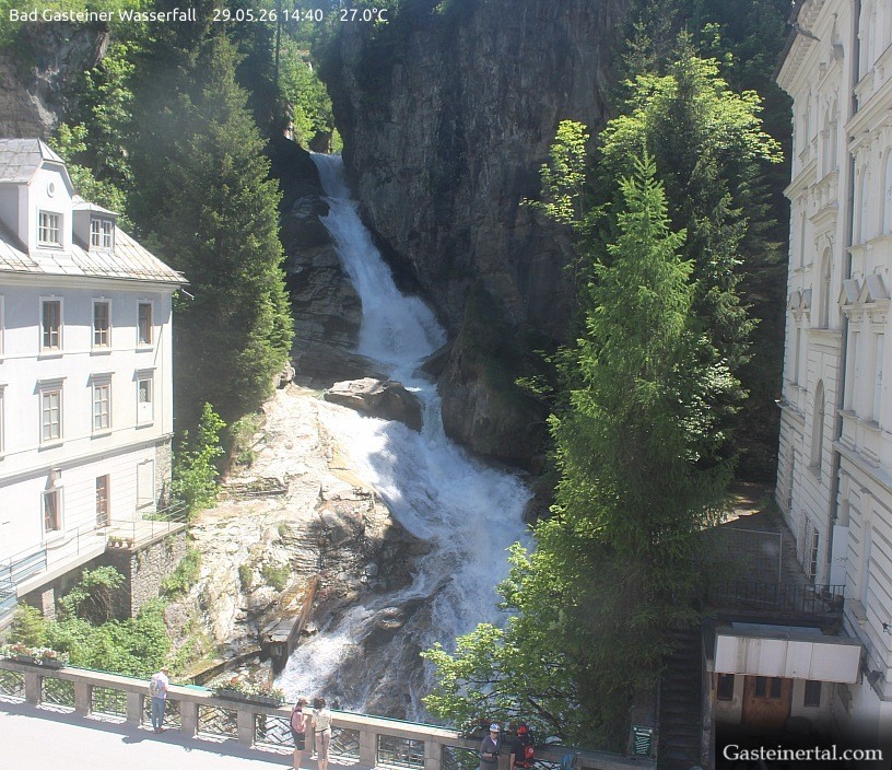 Archiv Foto Webcam Wasserfall in Bad Gastein
