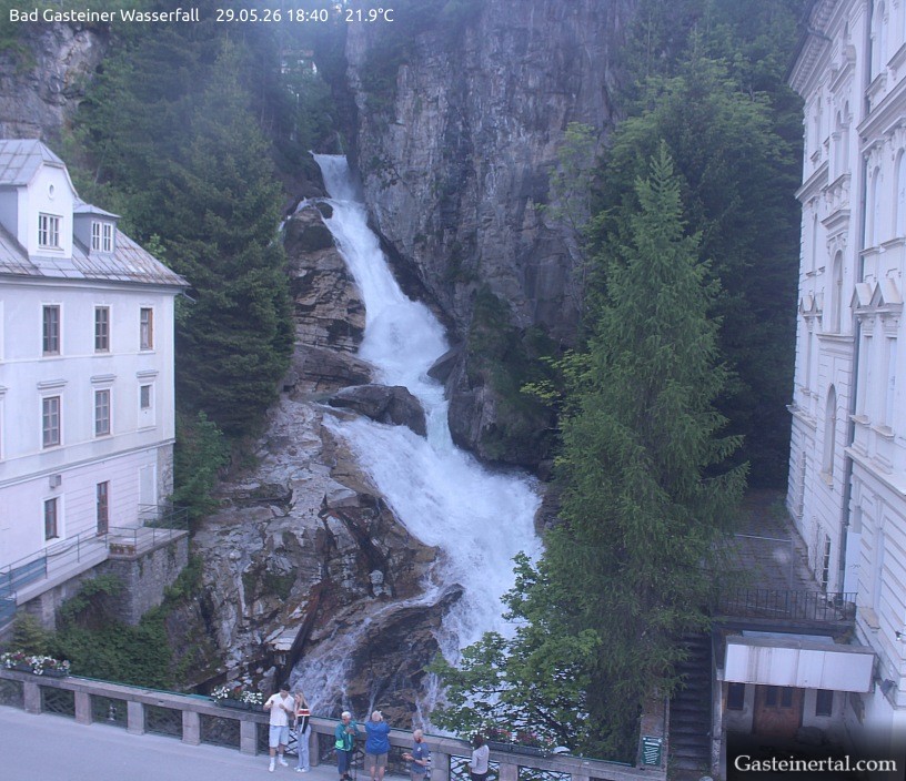 Archiv Foto Webcam Wasserfall in Bad Gastein