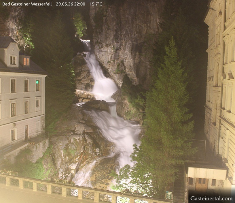Archiv Foto Webcam Wasserfall in Bad Gastein