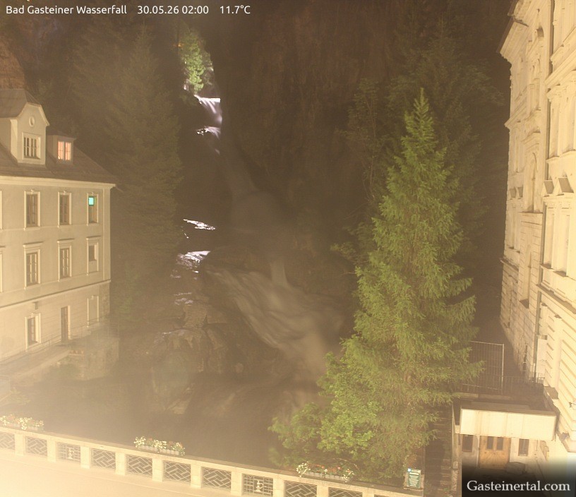 Archiv Foto Webcam Wasserfall in Bad Gastein
