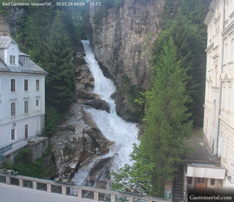 Archiv Foto Webcam Wasserfall in Bad Gastein