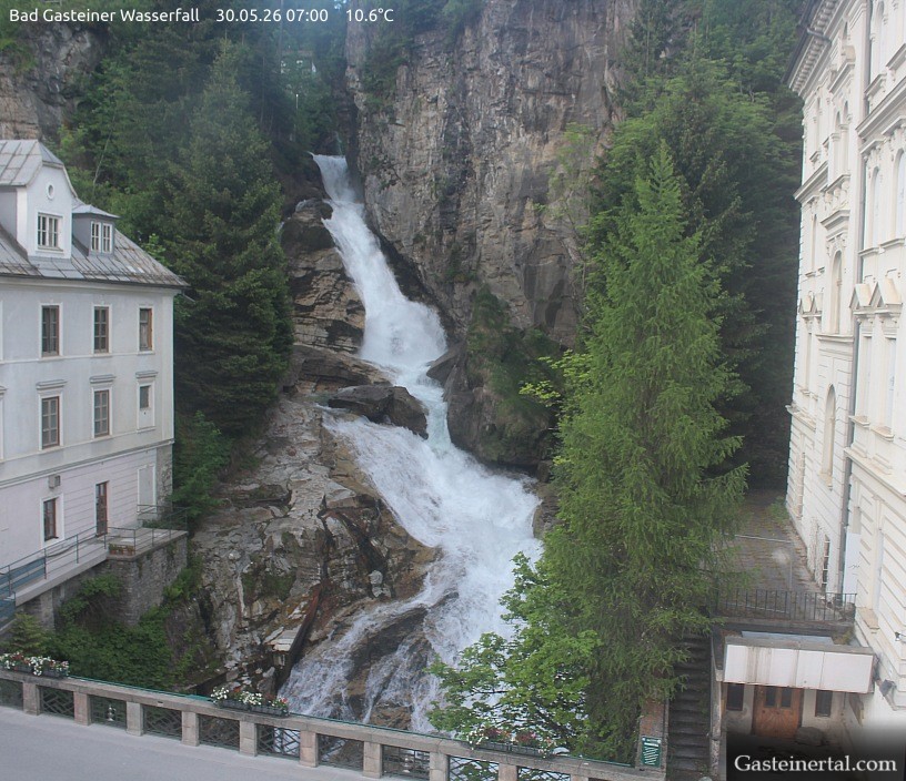 Archiv Foto Webcam Wasserfall in Bad Gastein