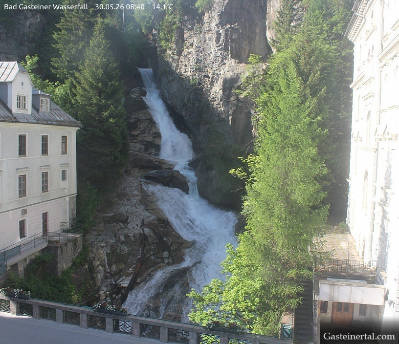 Archiv Foto Webcam Wasserfall in Bad Gastein