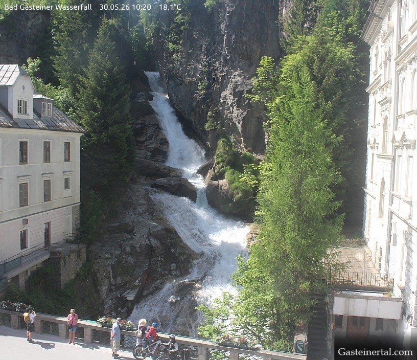 Archiv Foto Webcam Wasserfall in Bad Gastein