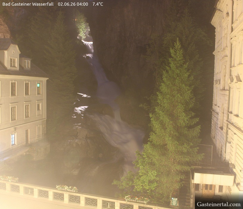 Archiv Foto Webcam Wasserfall in Bad Gastein