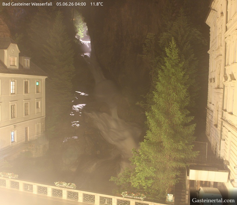 Archived image Webcam Waterfall in Bad Gastein