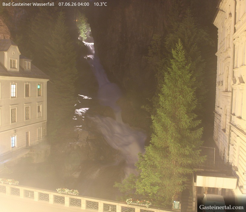 Archived image Webcam Waterfall in Bad Gastein
