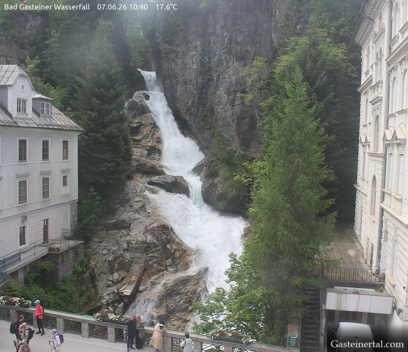 Archiv Foto Webcam Wasserfall in Bad Gastein