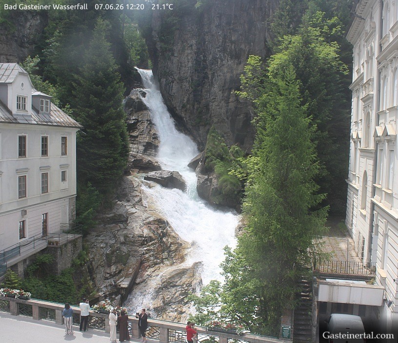 Archiv Foto Webcam Wasserfall in Bad Gastein