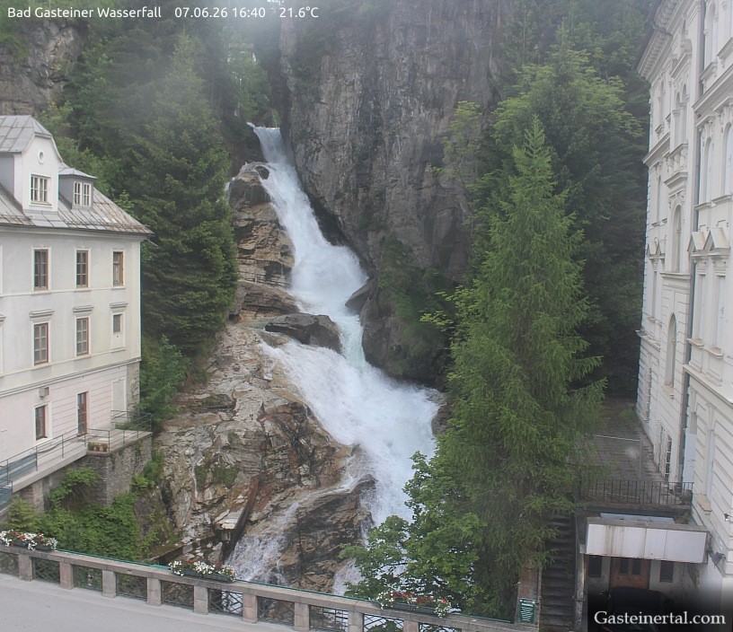 Archiv Foto Webcam Wasserfall in Bad Gastein