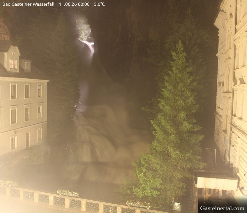 Archiv Foto Webcam Wasserfall in Bad Gastein