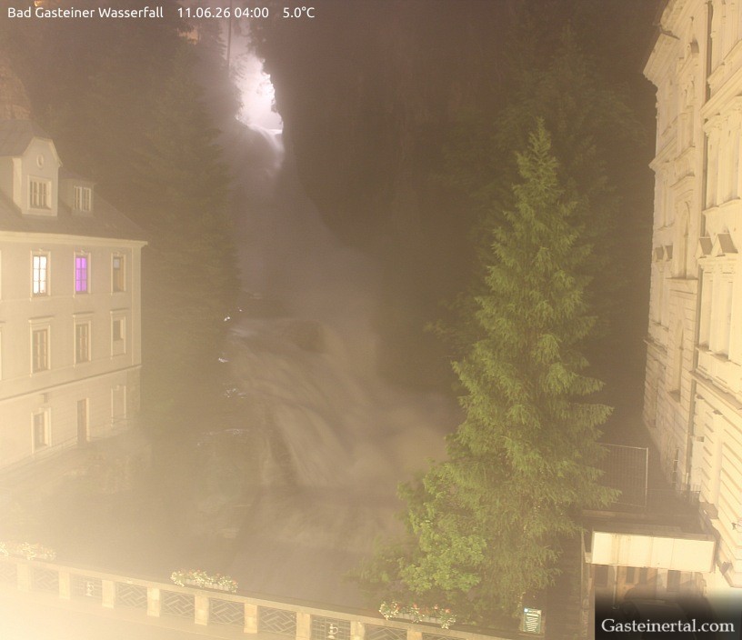 Archiv Foto Webcam Wasserfall in Bad Gastein
