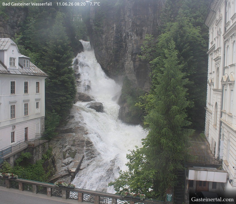 Archiv Foto Webcam Wasserfall in Bad Gastein