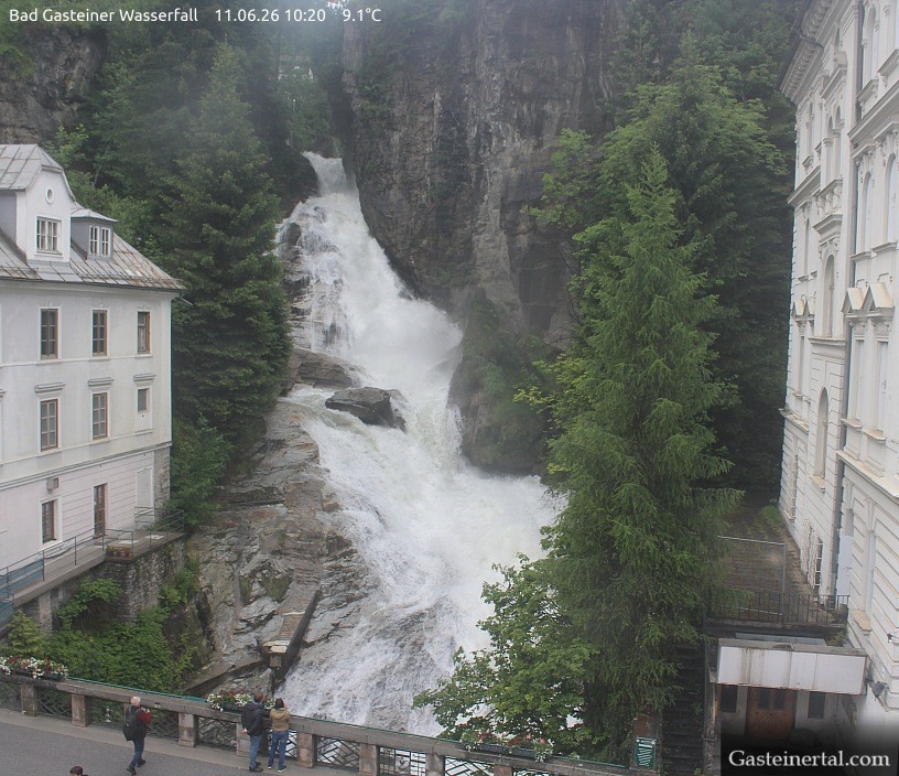 Archiv Foto Webcam Wasserfall in Bad Gastein