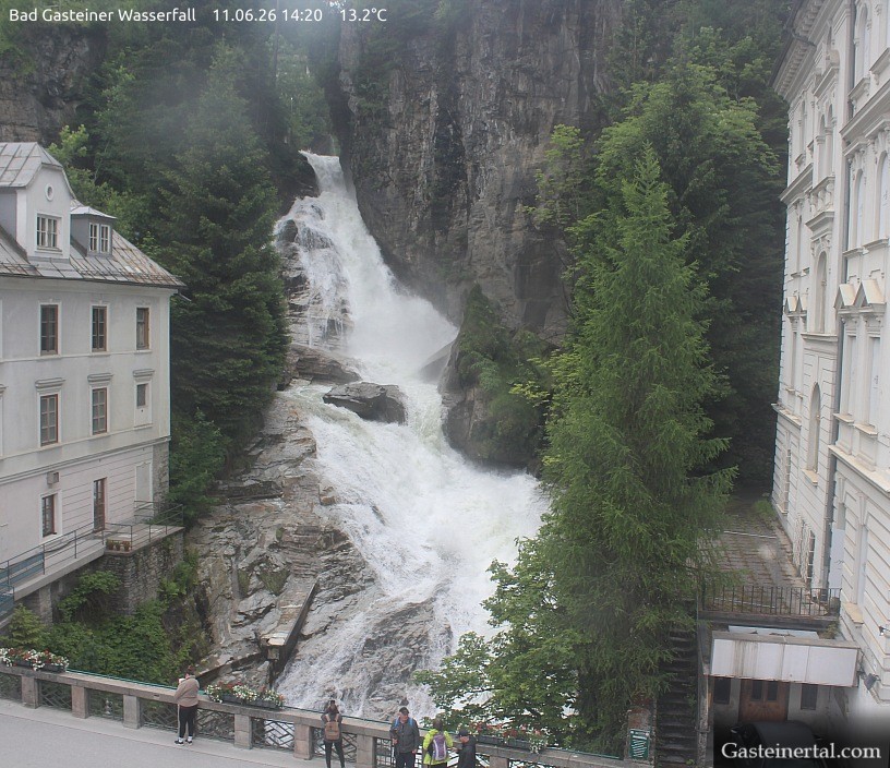 Archiv Foto Webcam Wasserfall in Bad Gastein