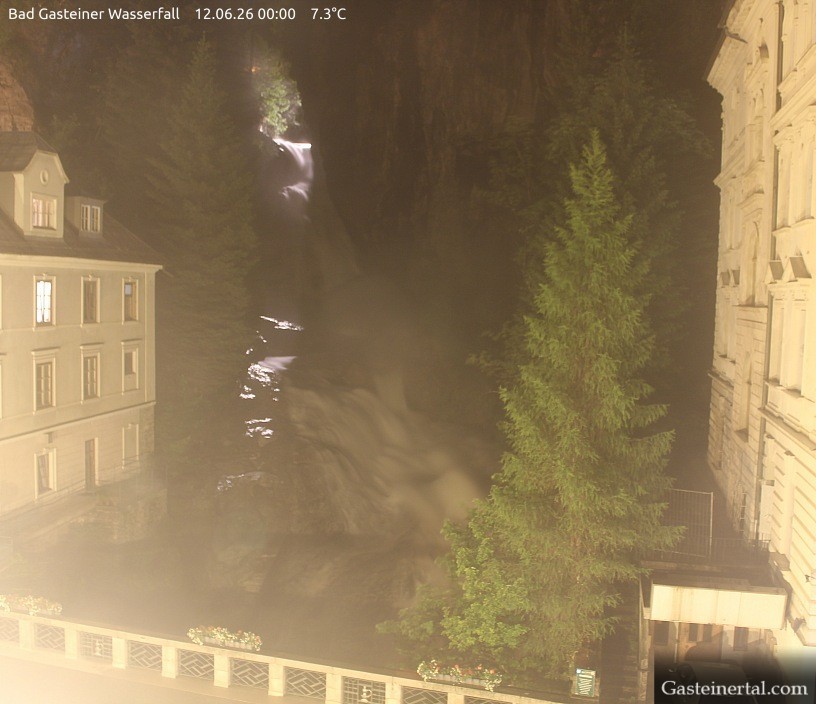 Archived image Webcam Waterfall in Bad Gastein