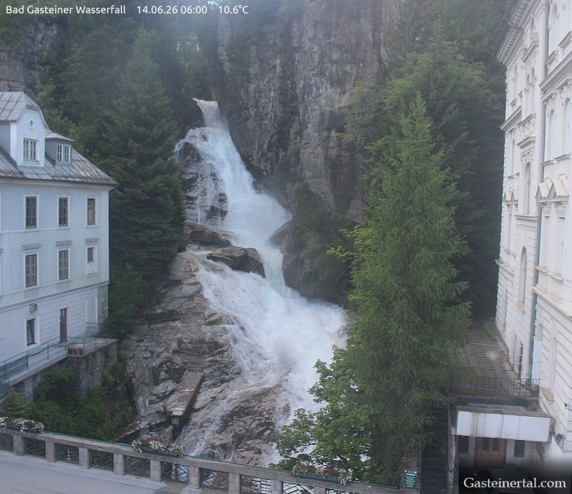 Archiv Foto Webcam Wasserfall in Bad Gastein