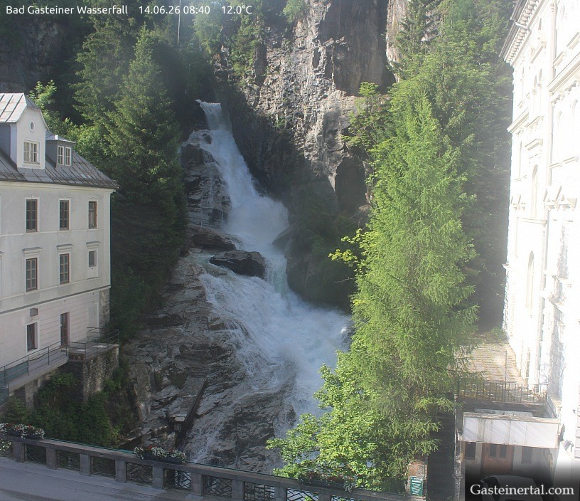 Archiv Foto Webcam Wasserfall in Bad Gastein