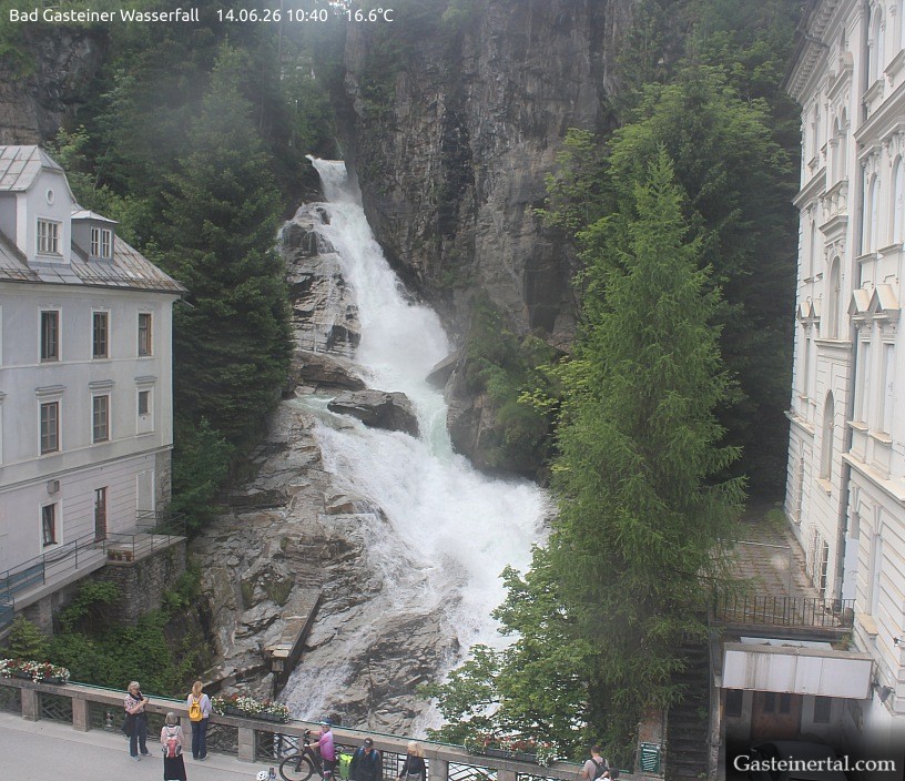 Archiv Foto Webcam Wasserfall in Bad Gastein