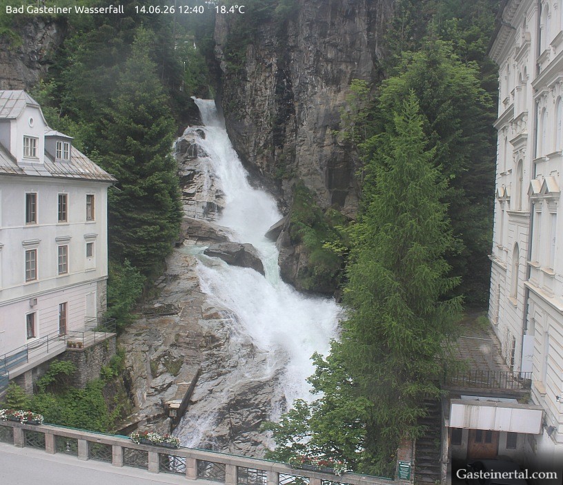 Archiv Foto Webcam Wasserfall in Bad Gastein