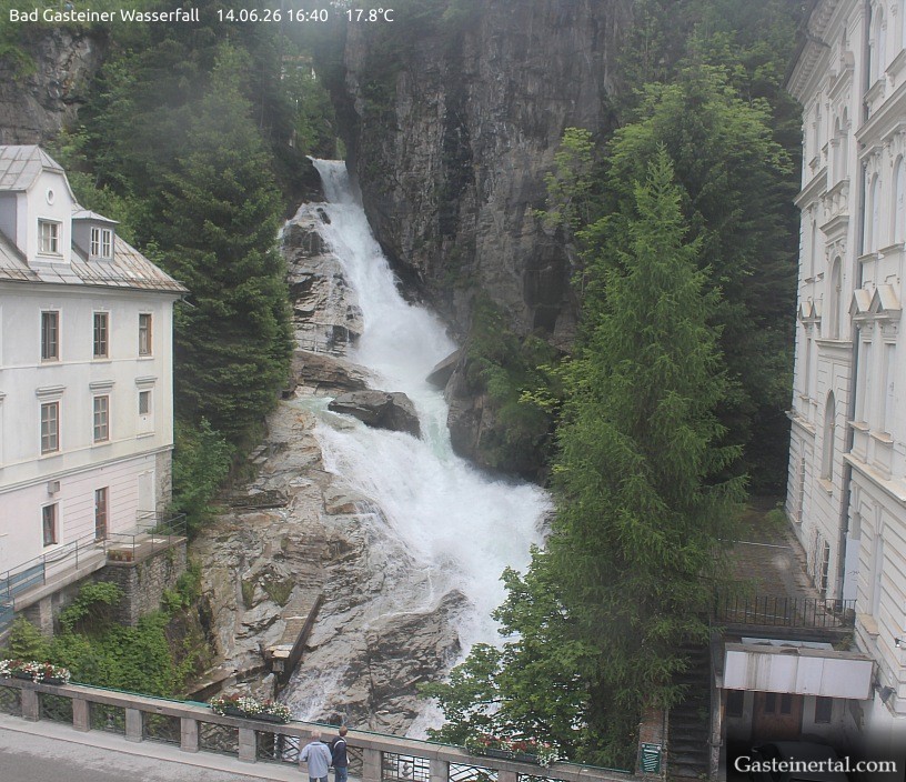 Archiv Foto Webcam Wasserfall in Bad Gastein