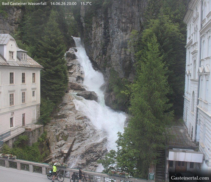 Archiv Foto Webcam Wasserfall in Bad Gastein