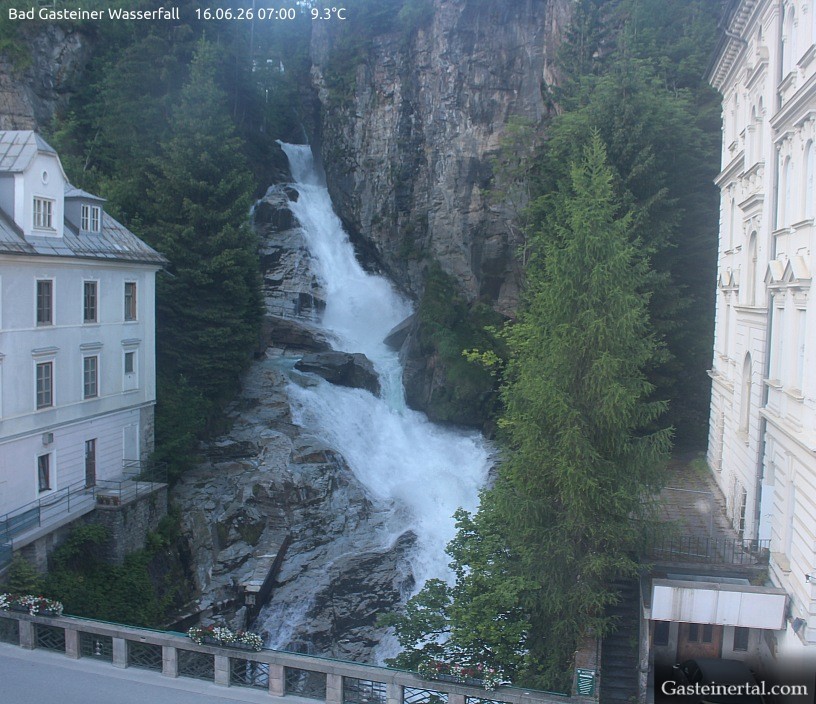 Archiv Foto Webcam Wasserfall in Bad Gastein