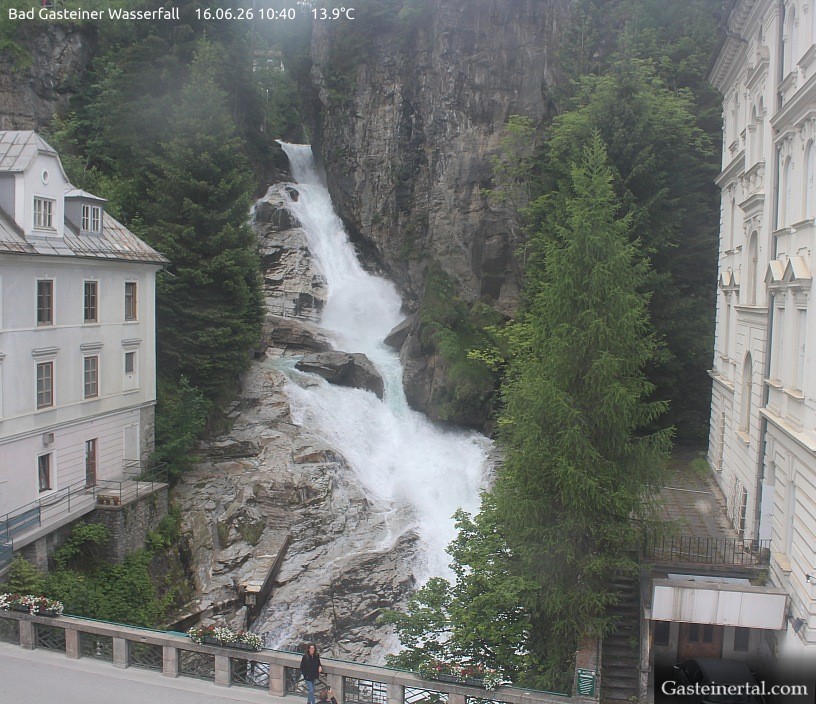 Archived image Webcam Waterfall in Bad Gastein