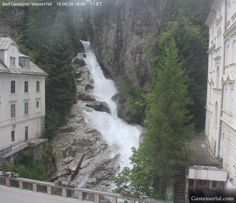 Archiv Foto Webcam Wasserfall in Bad Gastein