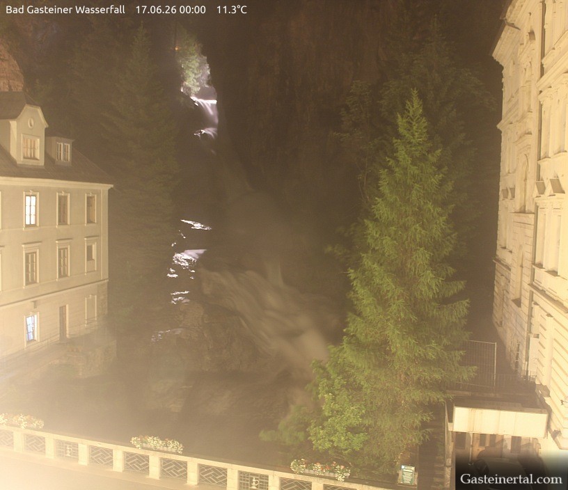 Archiv Foto Webcam Wasserfall in Bad Gastein