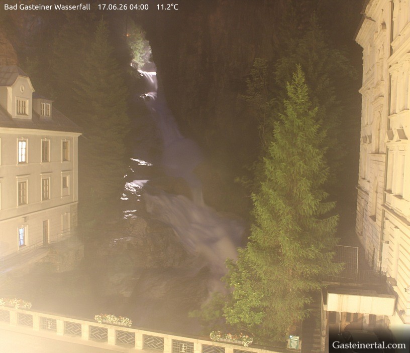 Archiv Foto Webcam Wasserfall in Bad Gastein