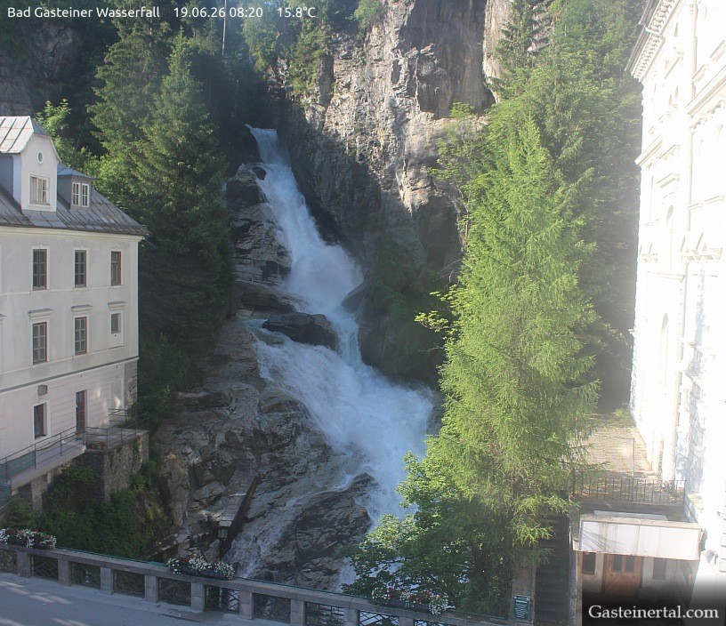 Archiv Foto Webcam Wasserfall in Bad Gastein