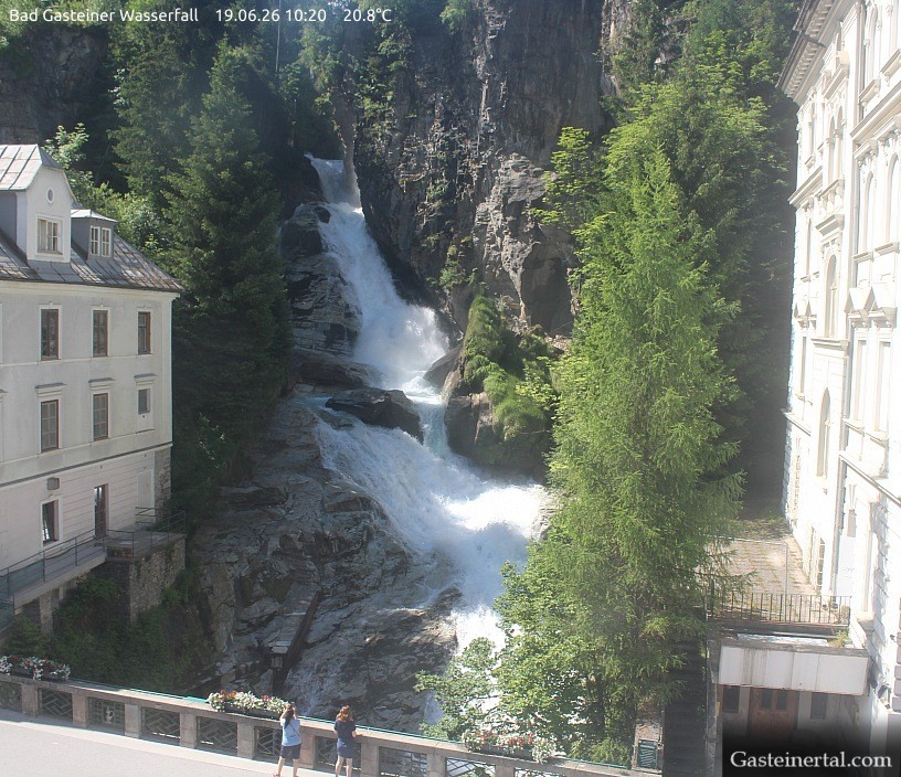 Archiv Foto Webcam Wasserfall in Bad Gastein