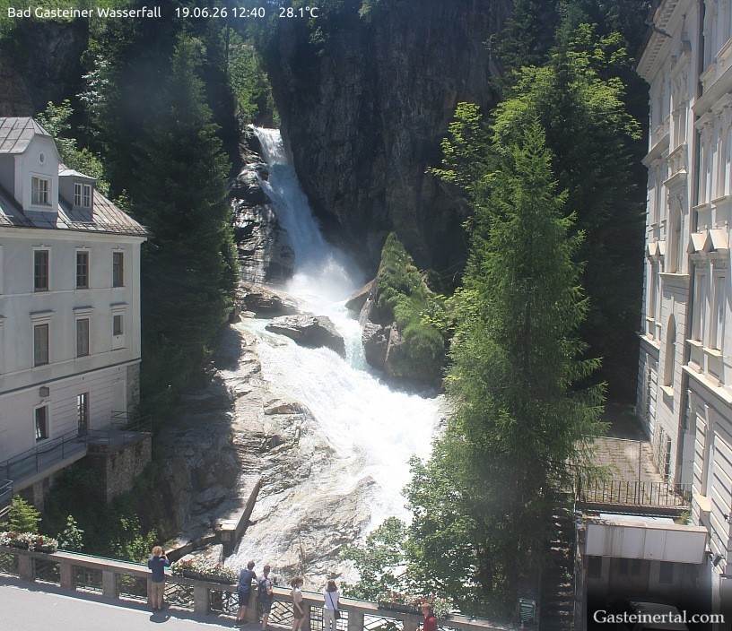 Archiv Foto Webcam Wasserfall in Bad Gastein
