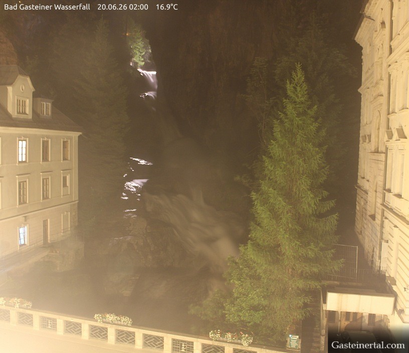 Archiv Foto Webcam Wasserfall in Bad Gastein