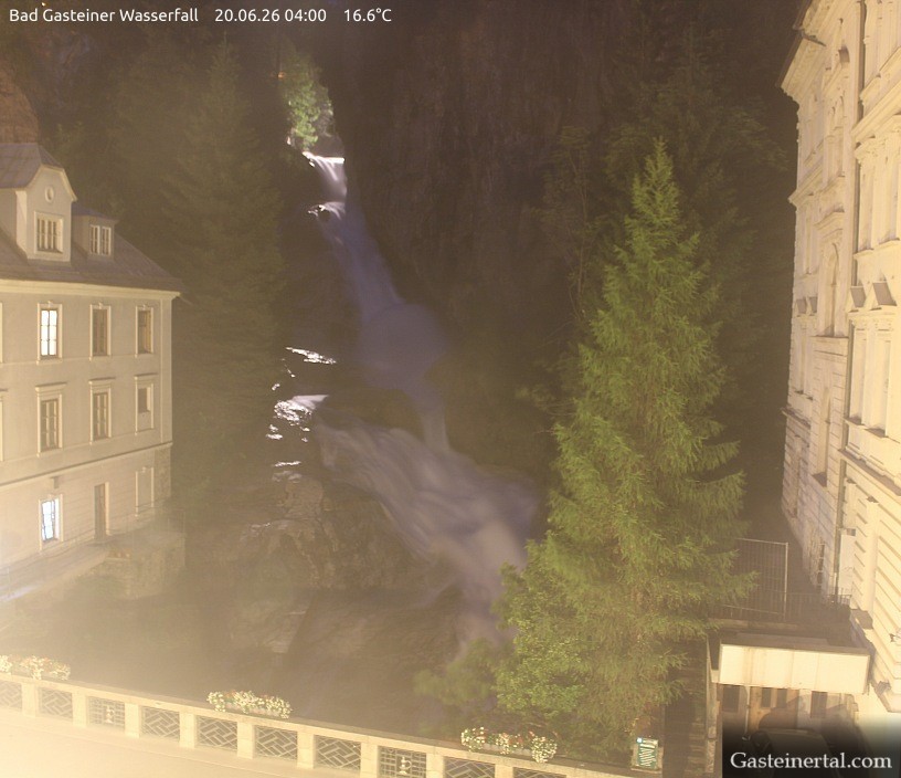 Archiv Foto Webcam Wasserfall in Bad Gastein