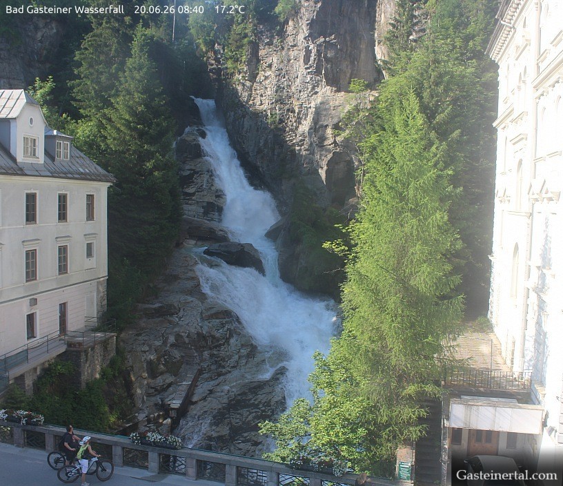 Archiv Foto Webcam Wasserfall in Bad Gastein