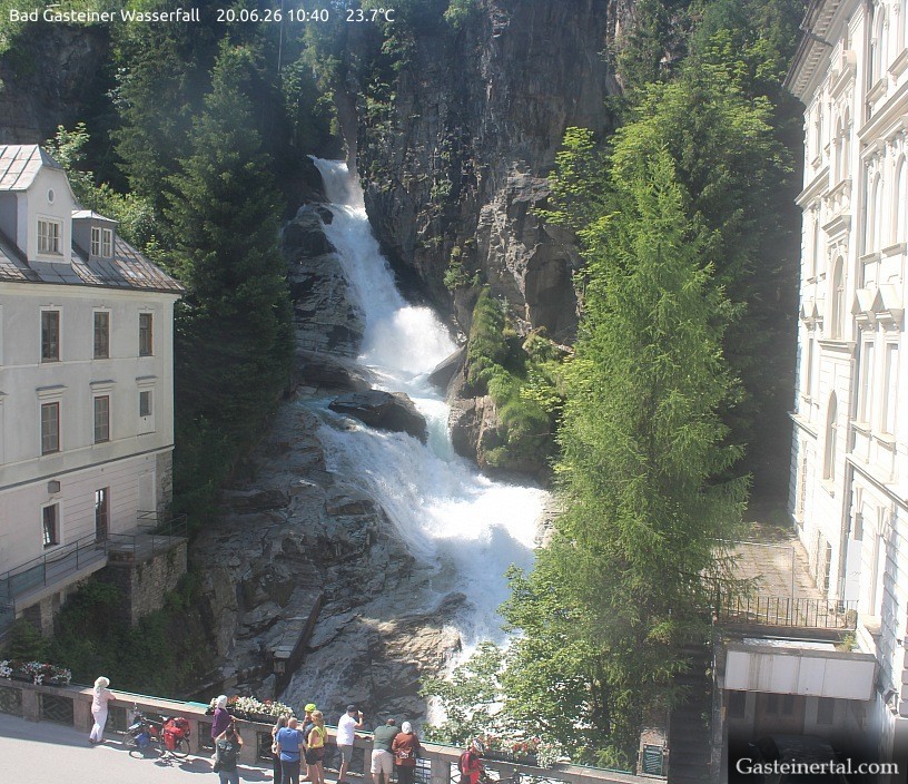 Archiv Foto Webcam Wasserfall in Bad Gastein