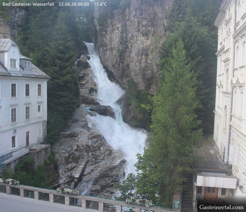 Archiv Foto Webcam Wasserfall in Bad Gastein