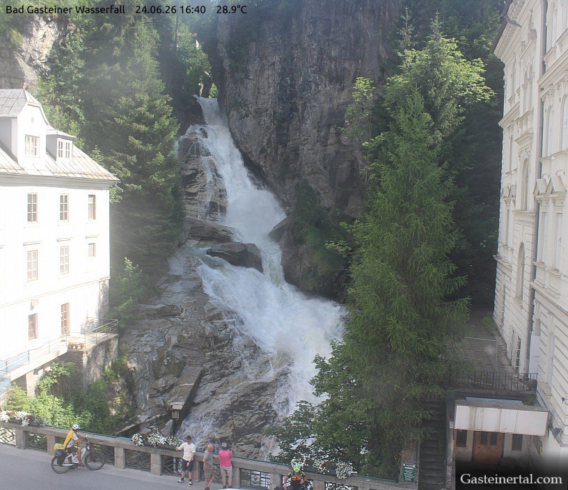 Archiv Foto Webcam Wasserfall in Bad Gastein