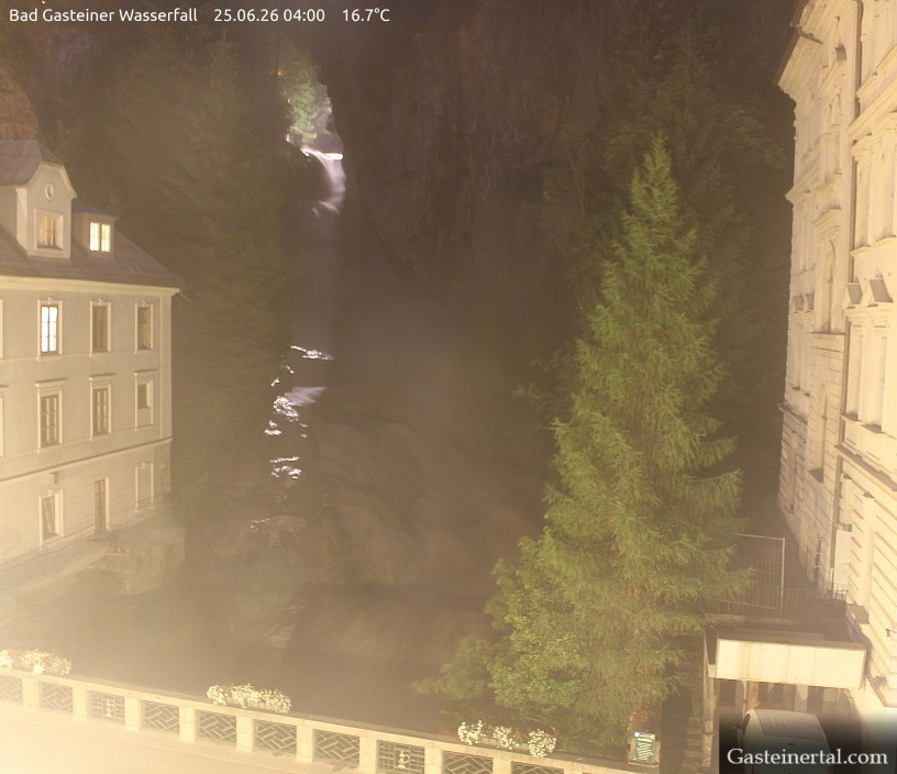 Archiv Foto Webcam Wasserfall in Bad Gastein