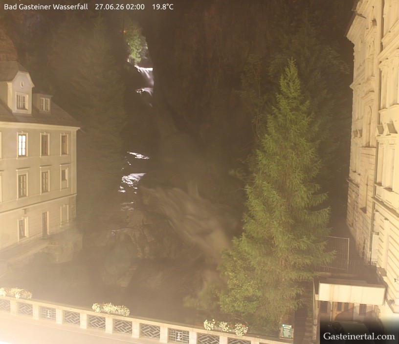 Archiv Foto Webcam Wasserfall in Bad Gastein