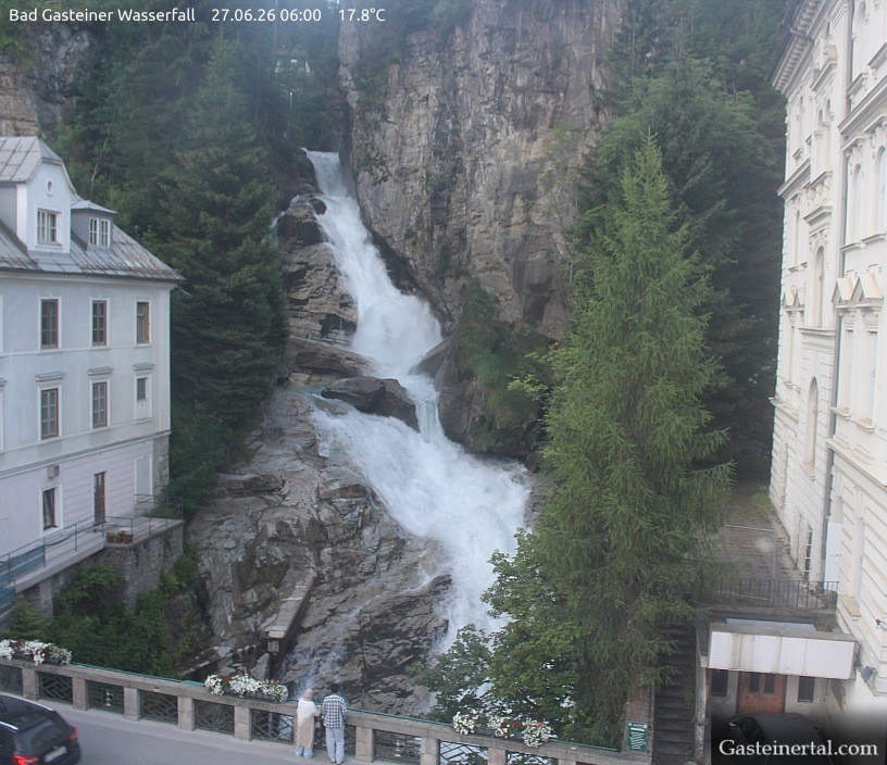 Archiv Foto Webcam Wasserfall in Bad Gastein