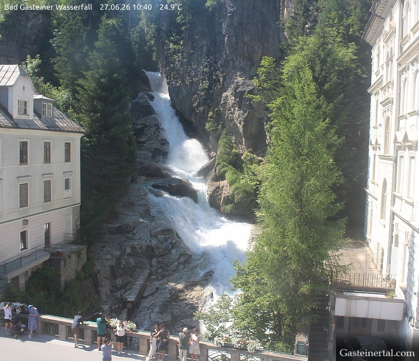 Archiv Foto Webcam Wasserfall in Bad Gastein