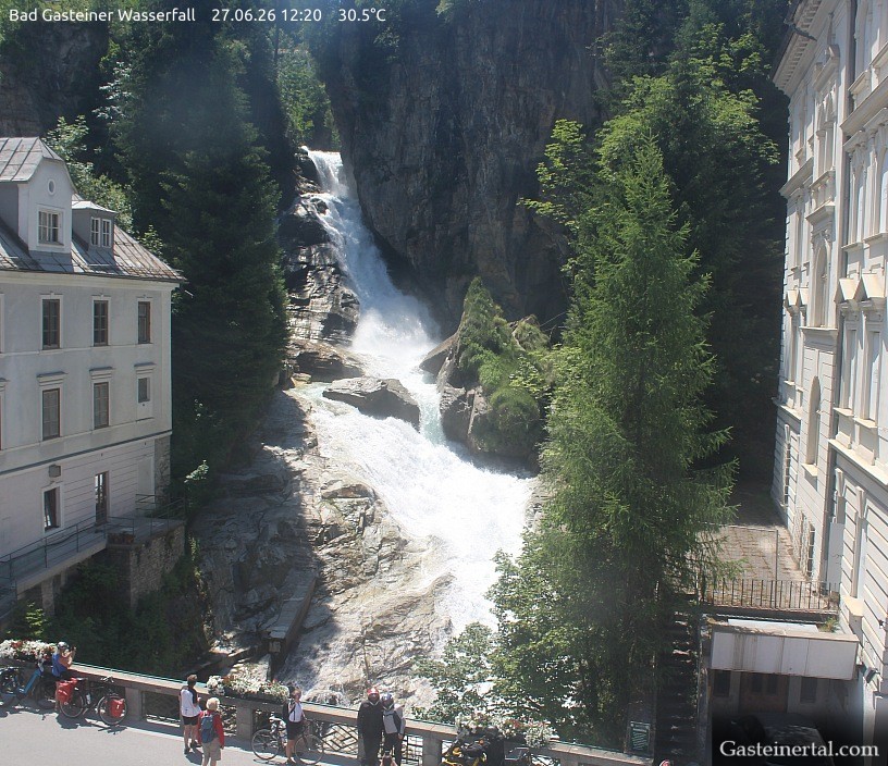 Archiv Foto Webcam Wasserfall in Bad Gastein