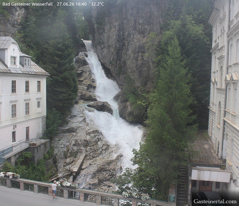 Archiv Foto Webcam Wasserfall in Bad Gastein