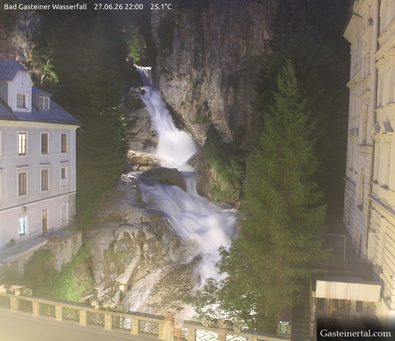 Archiv Foto Webcam Wasserfall in Bad Gastein