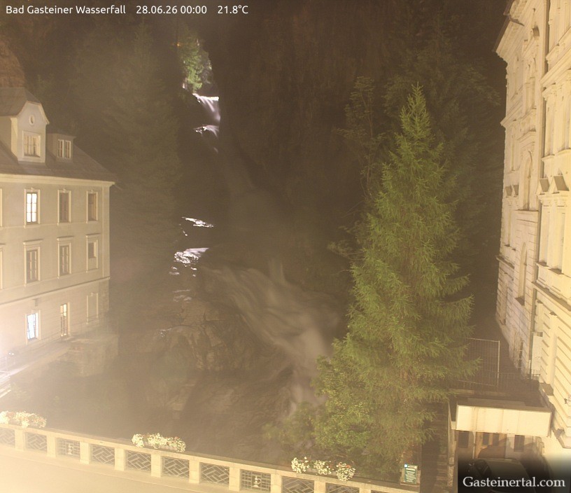Archived image Webcam Waterfall in Bad Gastein