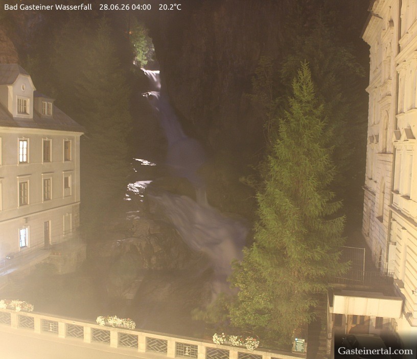 Archived image Webcam Waterfall in Bad Gastein
